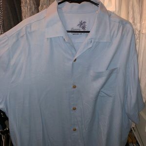 Tommy Bahama Blue Short Sleeve Button Down